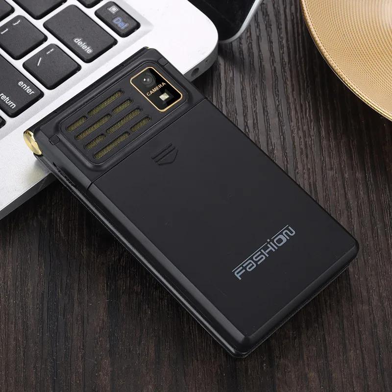 YEEMI M2-C 2G Button Phone 2.84inch Double Screen MTK GSM 2G Flip Mobile Phone Big Letters Vibration MP3 Bluetooth CellPhone For Elderly