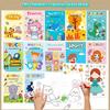 Раскраски для детей Книжки с наклейками Веселые раскраски 3-6 лет Раннее развитие Дошкольные занятия Творчество Книжки-раскраски по темам