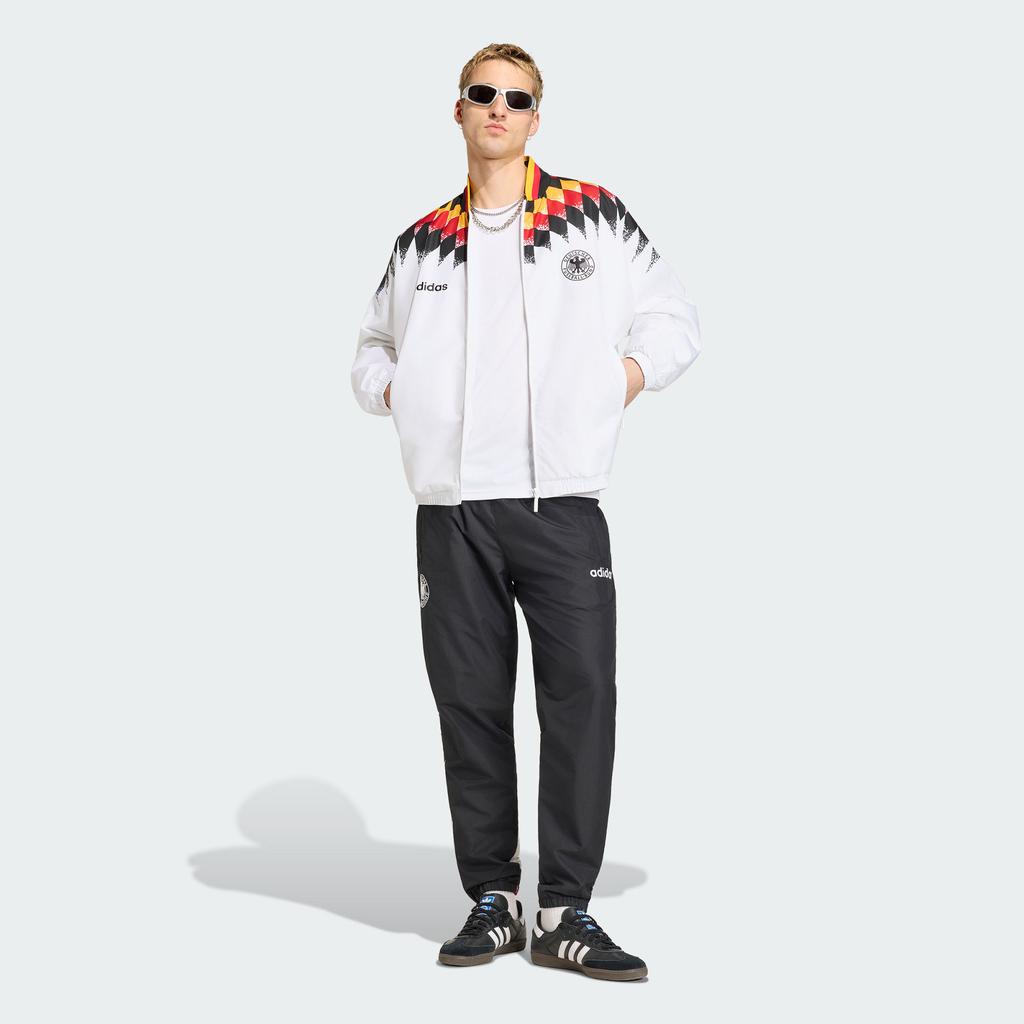 adidas Мужские вязаные спортивные штаны черные с умеренной манжетой