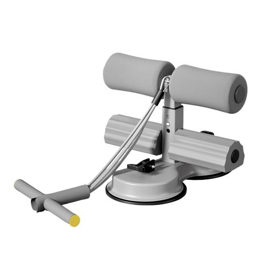 Sit-up Assistant Bar with Resistance Band Indoor Abdominal Core Training Sit-up Foot Holder with Dual Suction Cups Home Gym Exercise Equipment