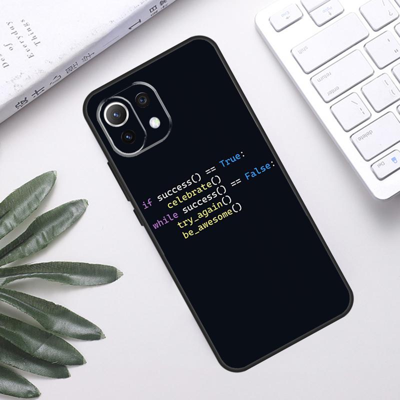 Дизайн-программист Code Для Xiaomi 15T 14T 13T 17 Pro Max 14 15 Ultra Чехол Для POCO F8 Ultra X7 X5 X6 F5 F6 F7 Pro