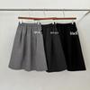 Solid Woolen A-Line Petite Midi Skirt for Women - Autumn/Winter 2025 Collection