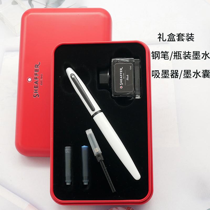 SHEAFFER 88G Перьевая ручка Металлический латунный корпус Чернильница Заправка для чернил Подарочный набор Перо для каллиграфии Письменные принадлежности Канцелярские товары S