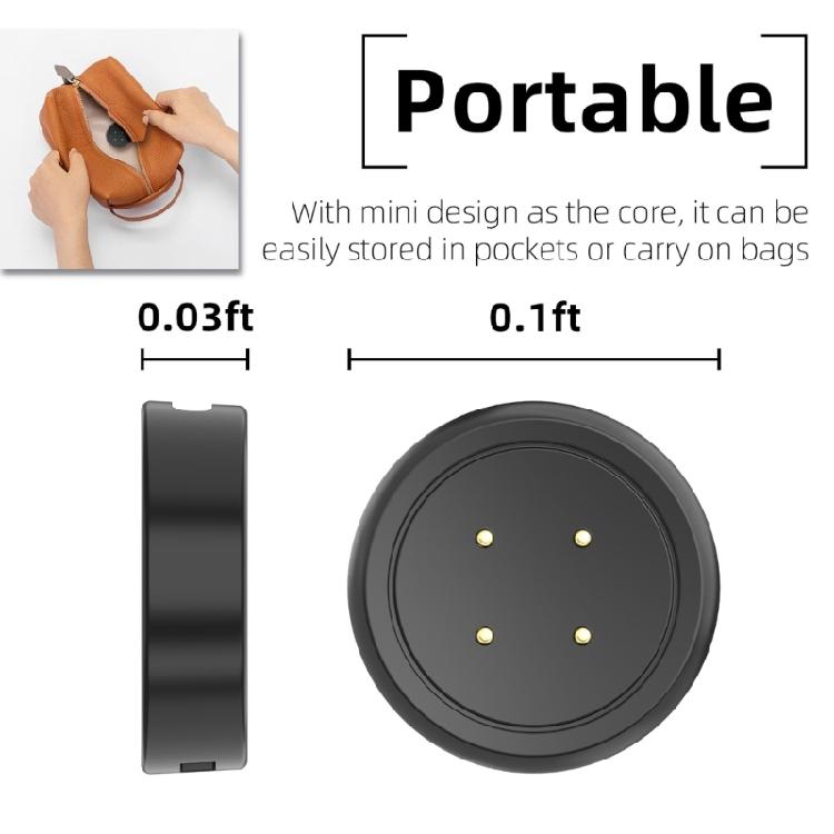 Эффективная умная док-станция для зарядки смарт-часов, подставка-держатель для Watch 3/2, платформа для быстрой магнитной зарядки, база с адаптером питания