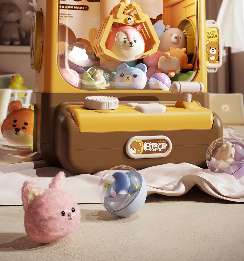 Mini Claw Machine Toy for Kids - Home Use Electric Doll Grabber