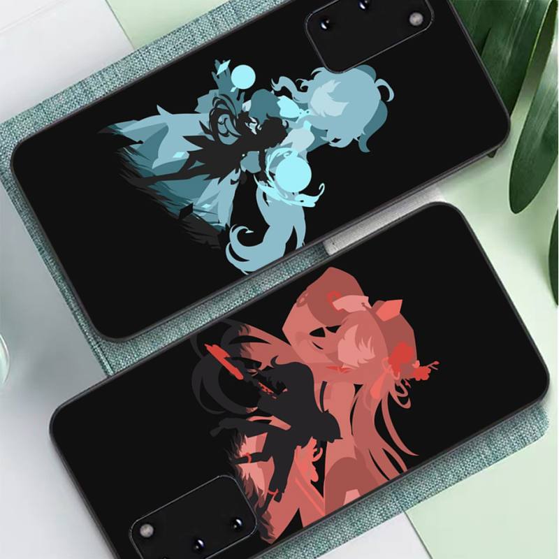 Чехол Genshin Impact Kazuha Zhongli Hutao Xiao для телефона Samsung S10 21 20 9 8 plus lite S20 Ultra 7edge