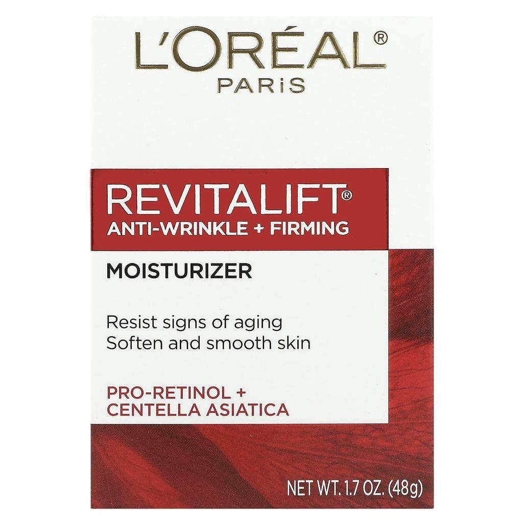 L'Oréal, Revitalift Anti-Wrinkle + Firming, Face & Neck Moisturizer, 1.7 Oz (48 G)