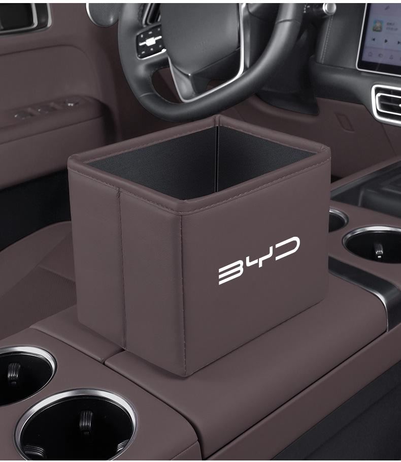Folding Storage & Trash Organizer for BYD Seagull, Song Plus/Pro, Han, Dolphin, and Qin Cars