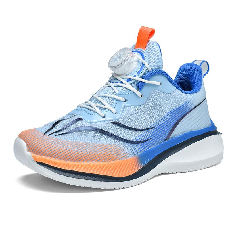 Lightweight Autumn Double Mesh Breathable Girls Outdoor Casual Running Shoes Medium and Older Children's Four Seasons Shoes Soft