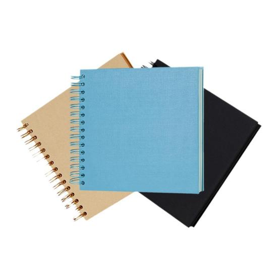 Photo Album Scrapbook Kraft Paper Scrapbook Album Flexible Coil Design DIY Memory