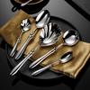 French Stainless Steel Spoons Shell Shape Soup Spoon Creative Dessert Spoons  Restaurant