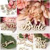 15Pcs Home Ornaments Love Family Letters Crafts DIY Wooden Birde Groom Table Confetti Scatter