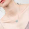 Женское ожерелье с подвеской в ​​виде снежинки, ювелирные изделия, стильное женское ожерелье с подвеской для улицы