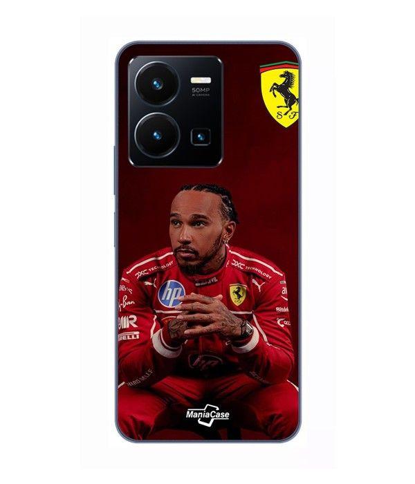 Coque Pour Vivo Y35 4G Hamilton Scuderia Ferrari official wallpaper Maniacase