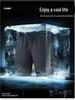 Мужские быстросохнущие эластичные беговые брюки - дышащий Ice Silk для летнего фитнеса и повседневной носки