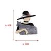 Large Women Portrait Pin Acrylic Coat Badge Cute Lady with Hat Brooch  Clothing Accessories