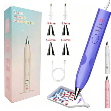 Adjustable Suction Electric Diamond Painting Pen Wireless Vacuum Pump Tool with Multiple Power Settings for Precision Crafting and Art Projects