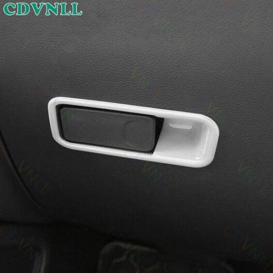 Co-Pilot Storage Box Handle Frame Trim For Jeep Compass 2017- Bright White