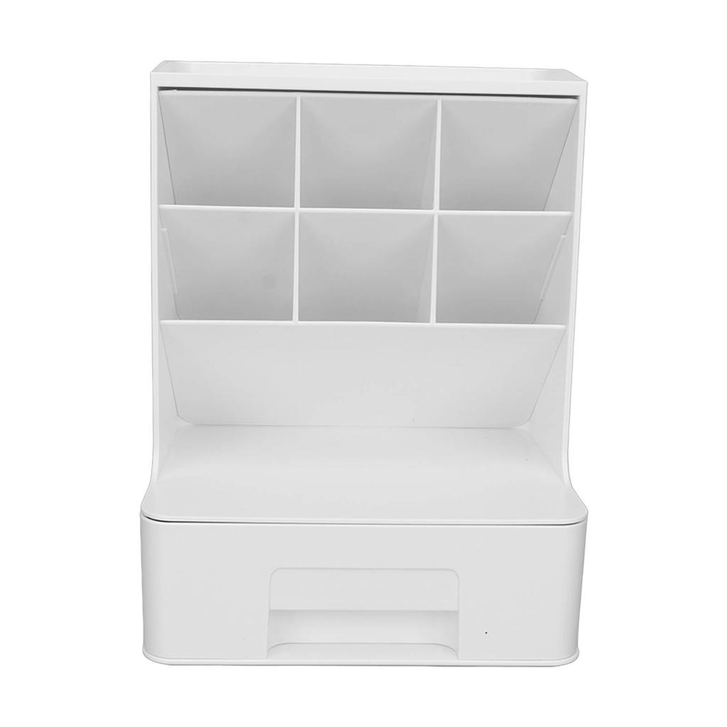 Ящик для хранения с наклонной вставкой, большой емкости, пластиковый держатель для ручек, органайзер, настольная стойка для хранения