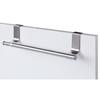 Porte-serviettes - Chromé - Extensible - Inox brossé - 35 x 3,5 cm - Design contemporain