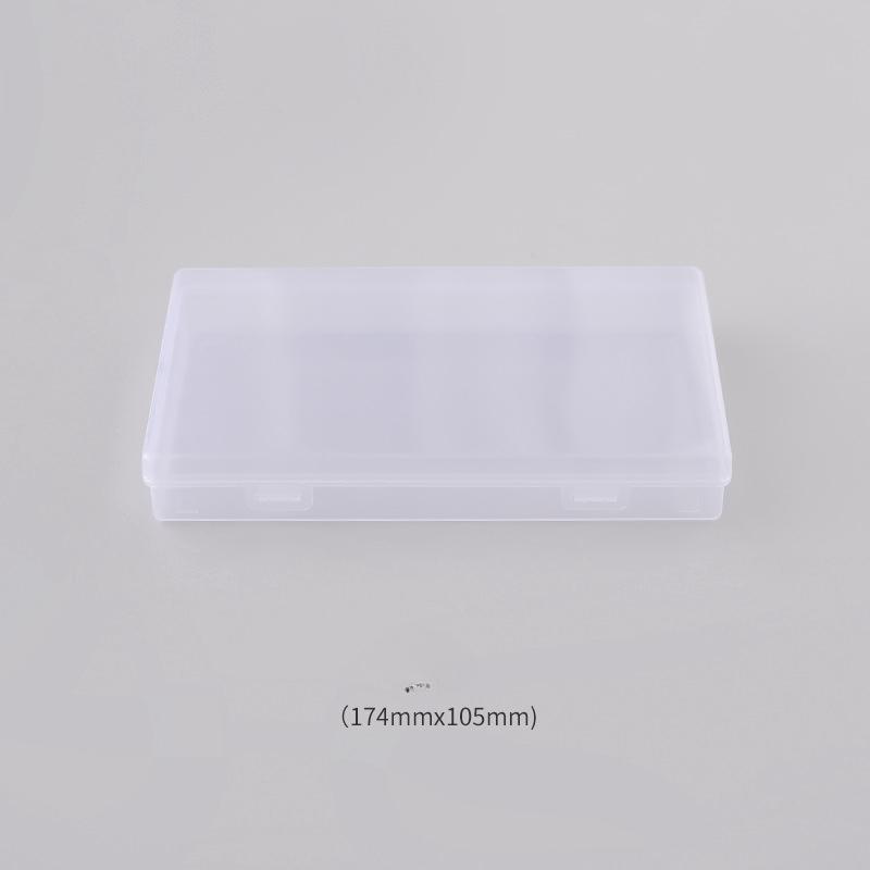 Прозрачный карманный стикер для заметок Мини-коробка для хранения Студенческая пластиковая настольная сортировочная сводная этикетка Организующая маленькая коробка