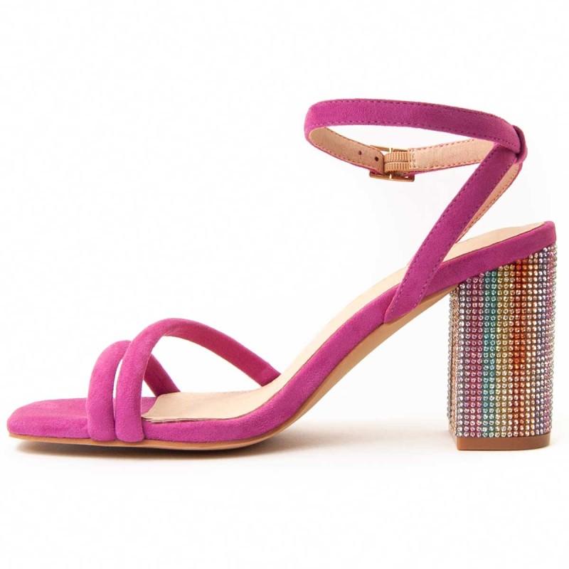 Sandalia Con Tacón Para Mujer. Montevita Sanndarey7 90509