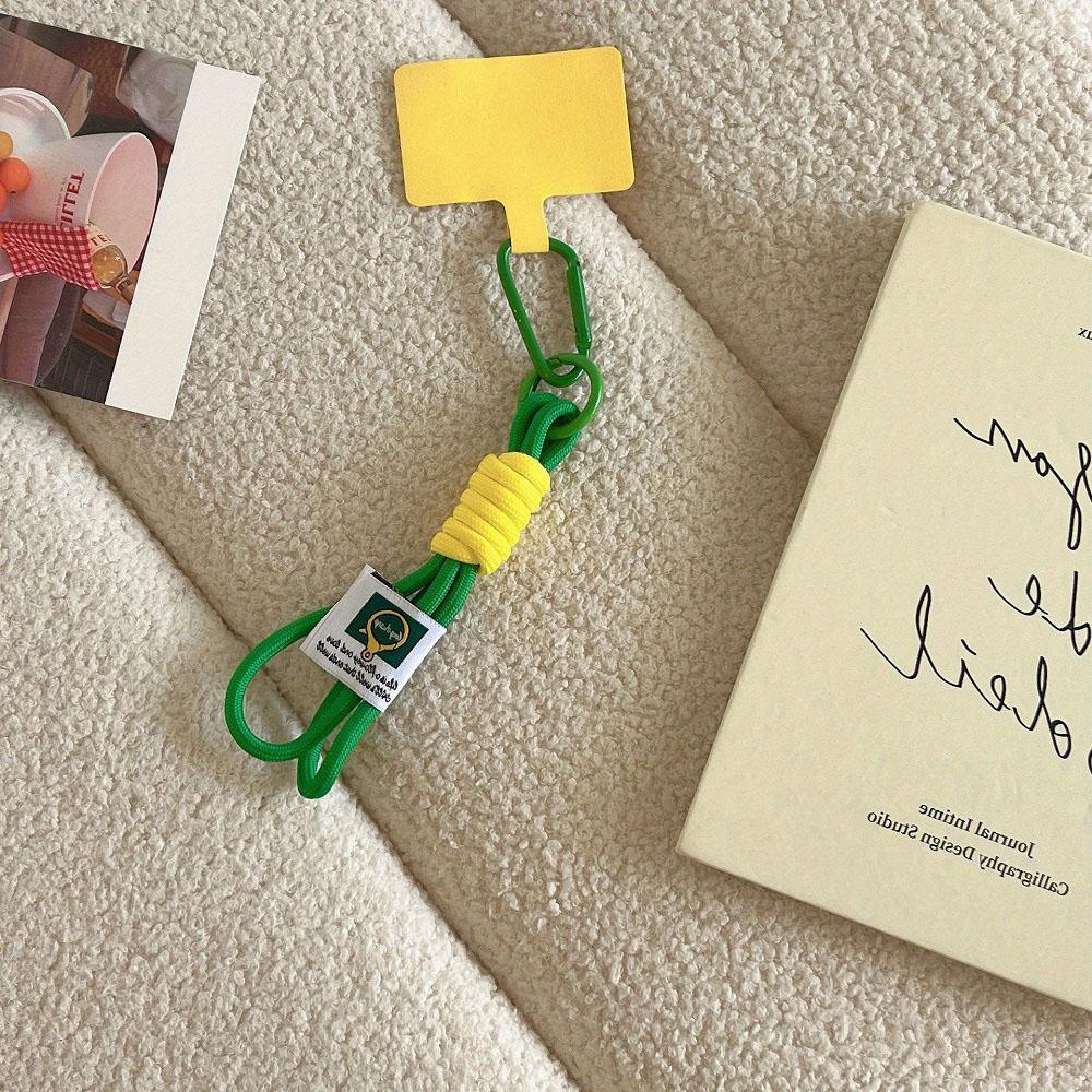 Сращивание цветных шнурков для мобильных телефонов, многофункциональный брелок для мобильного телефона, рюкзак, веревка, подвесные украшения