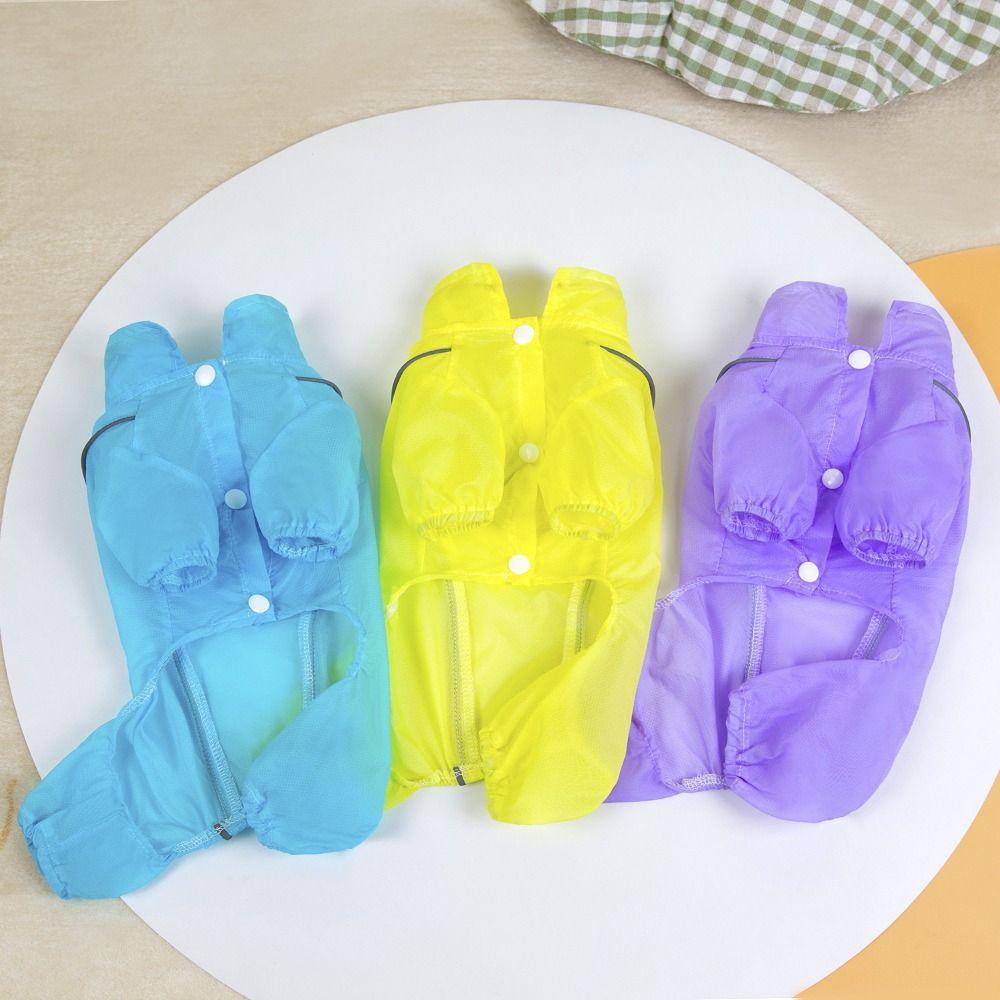 Четыре ноги Летний питомец Солнцезащитный костюм Боди Собака Тонкая рубашка Бишон Собака Солнцезащитная одежда для улицы