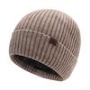 Autumn/Winter Fleece-Lined Ski Knit Hat for Men and Women Warm, Thickened Ear-Warming Woolen Beanie Snowflake Knit Hat