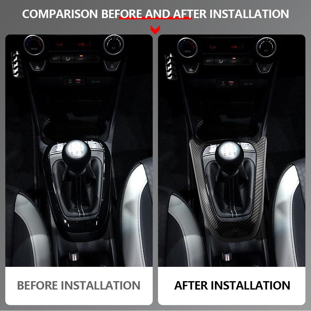 Для Kia Morning 2021 2022 2023 Picanto 2019 Накладка на панель ручки переключения передач, декоративная наклейка, отделка, молдинг, автомобильные аксессуары