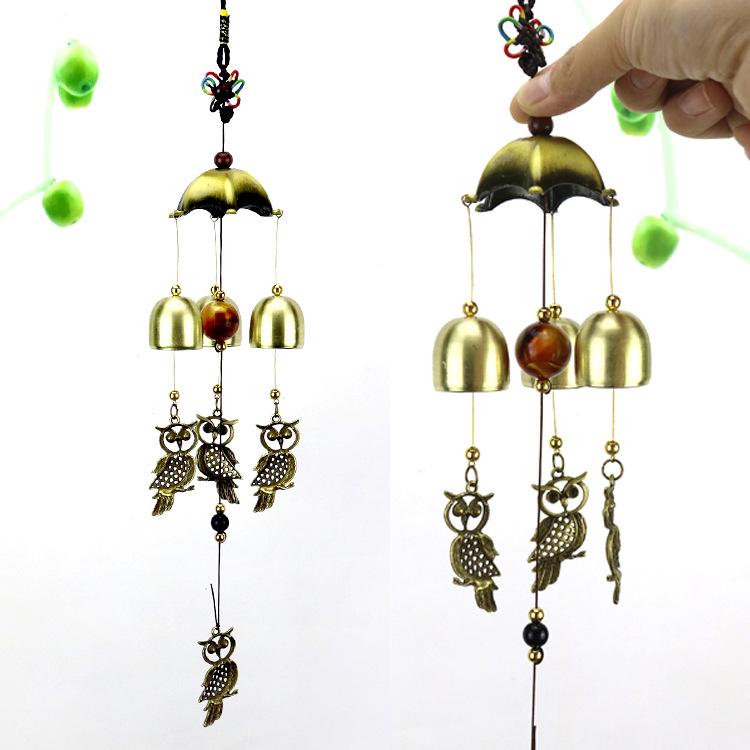 Старинные китайские литые ветряные колокольчики: Подвеска-колокольчик из меди для домашнего декора и подарков