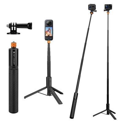 Штатив для камеры настольный для спорта максимальная высота с gopro Идеально подходит для устройств dji gopro CONCEPT 3-ноги камеры, 1,2 м, адаптер. камера, инста,