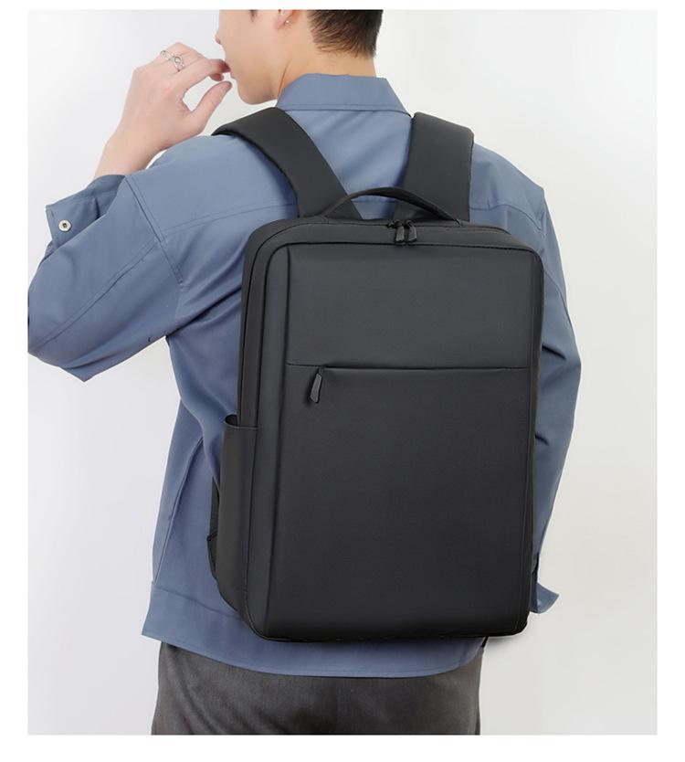 16-дюймовый водонепроницаемый кожаный деловой и туристический рюкзак - Многофункциональный, большая вместимость для игровых ноутбуков