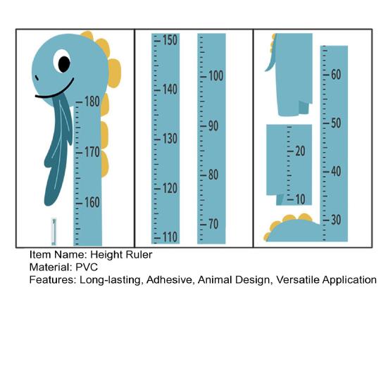 Детский ростомер Детская ростовая линейка с клейким животным узором