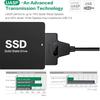 Кабель-адаптер USB 3.0 на SATA 3 для HDD/SSD 2,5" и 3,5" Кабель-конвертер USB3.0 для жесткого диска Samsung Seagate WD 2,5 3,5 дюйма