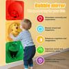 3 Pcs Sensory Bubble Wall Mirror Interactive Acrylic Mirror for Kids Kindergarten Sensory Room Science Classroom Decor Sensory Toy