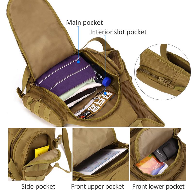 SCIONE Высококачественные мужские тактические нагрудные сумки в стиле милитари, кемпинга, пешего туризма, охоты, спорта на открытом воздухе