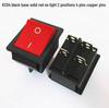Ship-shaped KCD4 Rocker Switch with Light, 4/6 Pins, 2/3 Gears, 16A 250V Industrial Power Control