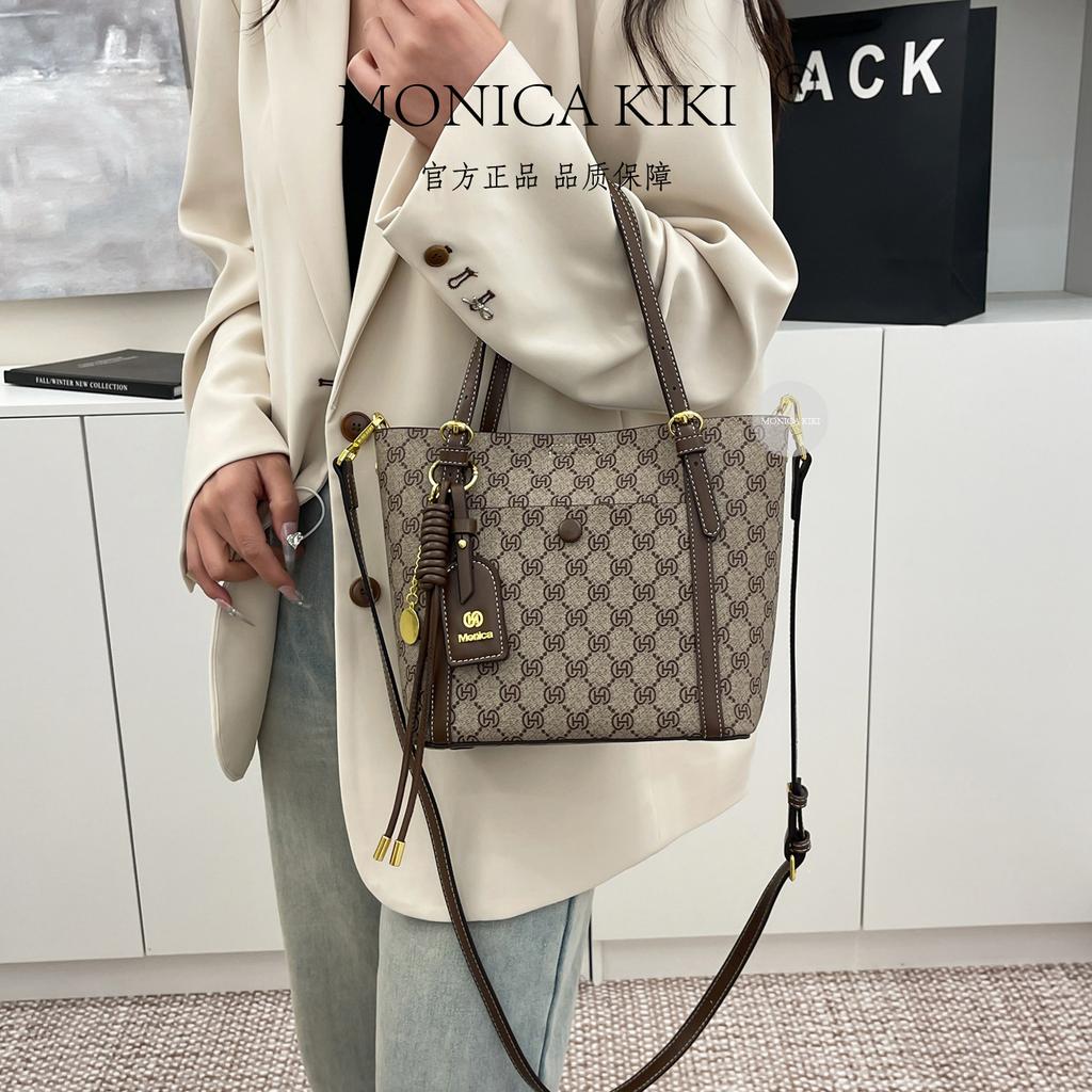 Моника Цици сумка через плечо с косым ремнем женская зарубежная универсальная многослойная портативная высококачественная текстурированная сумка большой вместимости модная