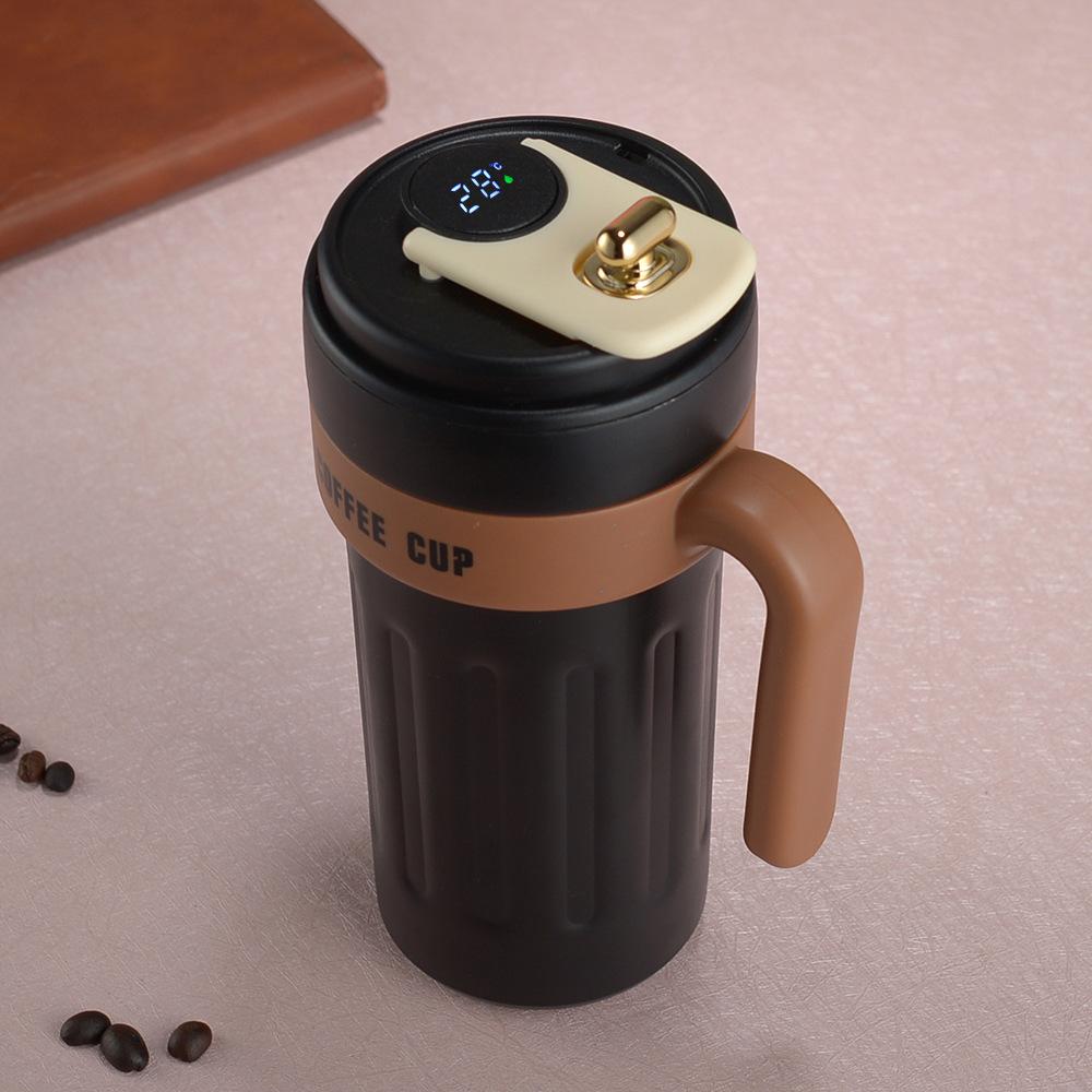 Интеллектуальная вакуумная колба, изоляционная кофейная чашка, портативная посылка для кемпинга, автомобиля, офиса, подарок, домашняя кухня, бутылка для воды, стакан, инструменты