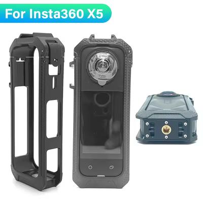 Клетка-рамка для экшн-камеры Insta360 X5, защитная рамка, клетка-кролик, магнитное быстросъемное крепление, корпус камеры, расширительное крепление