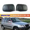 Для Honda CRV CR-V 1992-2001 Наклейка на автомобиль Крышка бокового зеркала заднего вида Накладка крыла Внешняя дверь Заднего вида Кейс Отделка Вид карбонового волокна
