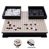 Jeu de Go en bois - ENGELHART - Goban Bois Grand Format 19x19 50x44x8 cm - 361 pierres 21 mm - Tiroirs intégrés
