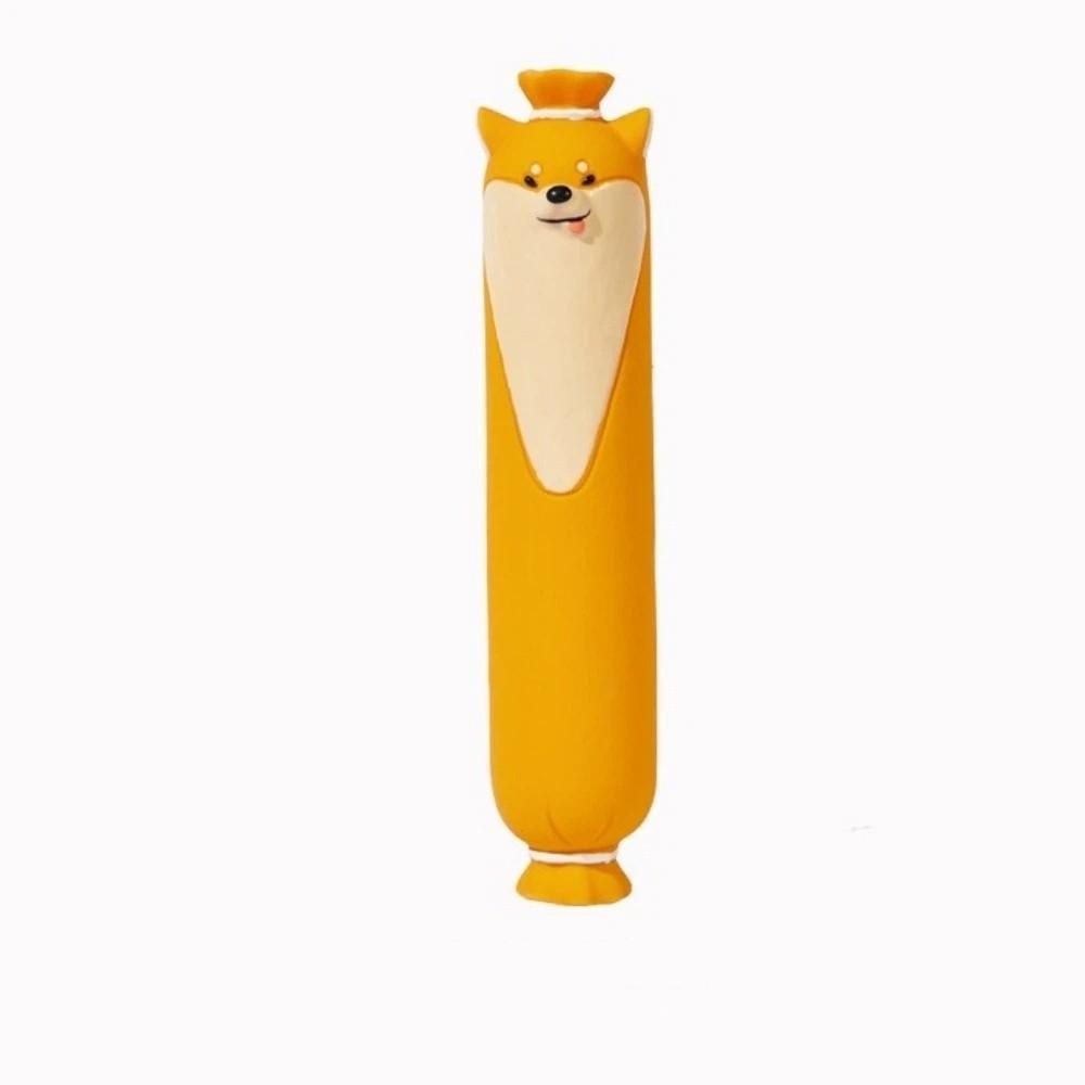 Latex Dog Chew Toy Squeaky Sound Bite-resistant Dog Grinding Teeth Stick Imitation Sausage Sound-Producing Toy Playing Time