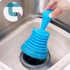 Powerful Drain Cleaner & Plunger - Unclog Sink, Bathroom, Toilet - Heavy-Duty Pipe Snake & Squeeze Plunger for Fast Drain Cleaning