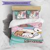 3pcs Yier BuBu Bear1 Cover Set - Personalized Name, HD Printed Bedding with 1 Cover and 2 Pillowcases - Perfect for Home Decor, Easy Care