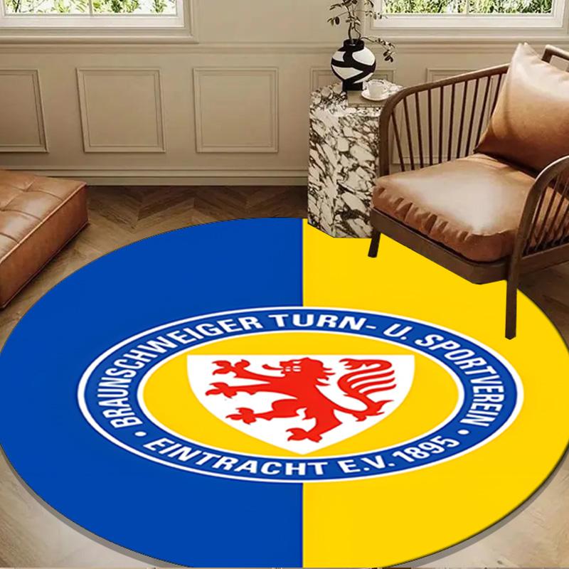 Braunsch-weiger Sports Emblem Round mat Home Decor, Chair rug For livingroom,Bedroom, doormat home decor Birthday Gift Christmas Gifts