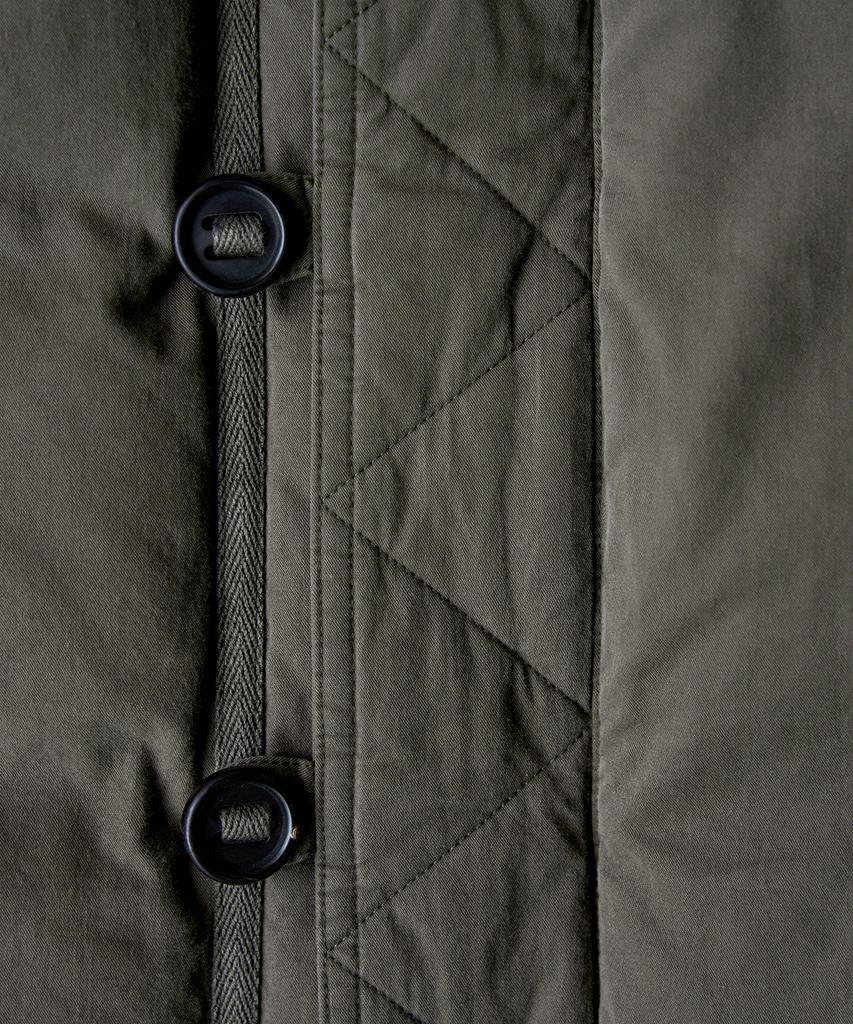SLOWACID M-69 Garment Down Padded Jumper [Khaki]