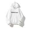 Unisex Hooded Sweatshirt With 3D Foil Letter Print Oversized Cotton Pullover Winter Casual Wear