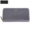 MCM [Good Condition] MYL6SMA04EP001 Logo Round Zip Long Wallet (with Coin Pocket) grayUsed